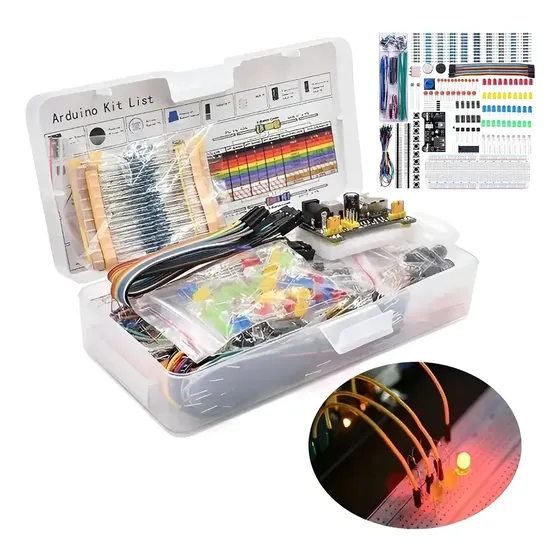 Kit Arduino Con Protoboard Y Cables Rexqualis