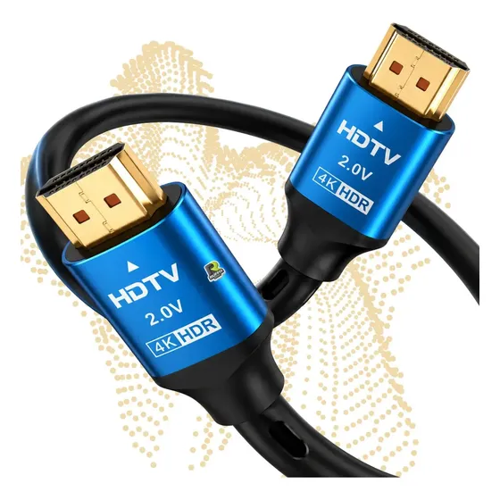 Cable HDMI A HDMI Macho 2.0 10 Metros 4K UHD Punta Oro TV Smart PC 18 Gbps GK