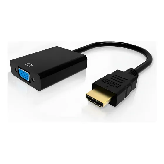 Cable Adaptador Hdmi A Vga Conversor 1080p Para Pc Notebook