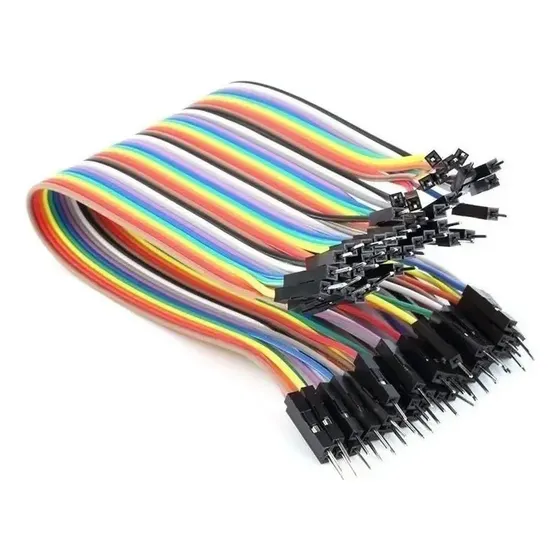 Pack 40 Cables Macho Macho 20cm Dupont Protoboard Arduino