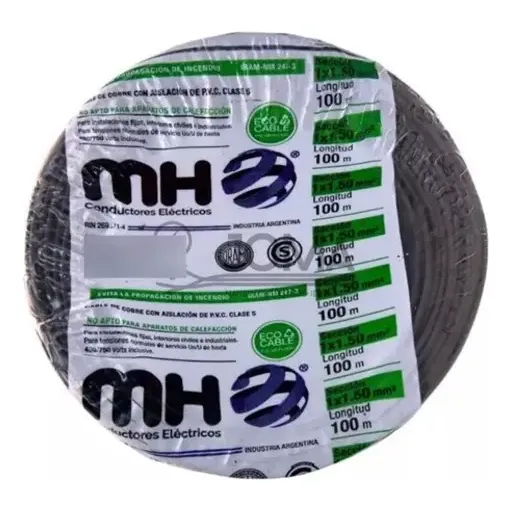 Cable Unipolar 1.5 Mm2 Mh - Rollo X 100mts Normalizado
