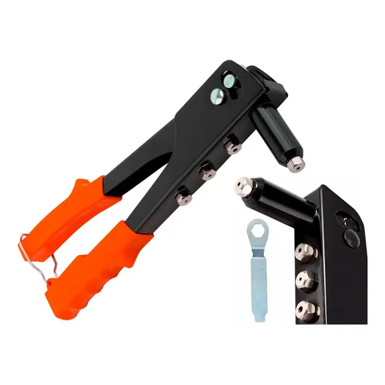 Remachadora Manual Pop 4 Puntas Boquillas SPICA TOOLS RMAM-100 Para Remaches