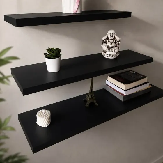 Kit X3 Uni 60x20 Estante Flotante Mueble Hogar Urbanafabrica