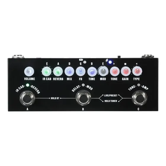 Pedal de efecto guitarra Cuvave Cube Baby negro