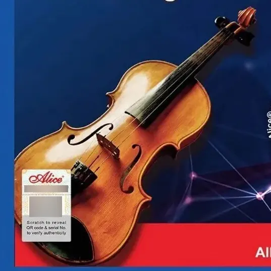 Encordado De Violin 4/4 Alice De Acero