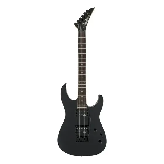 Guitarra Eléctrica Jackson JS11 Dinky de Álamo con Diapasón de Amaranto Negra