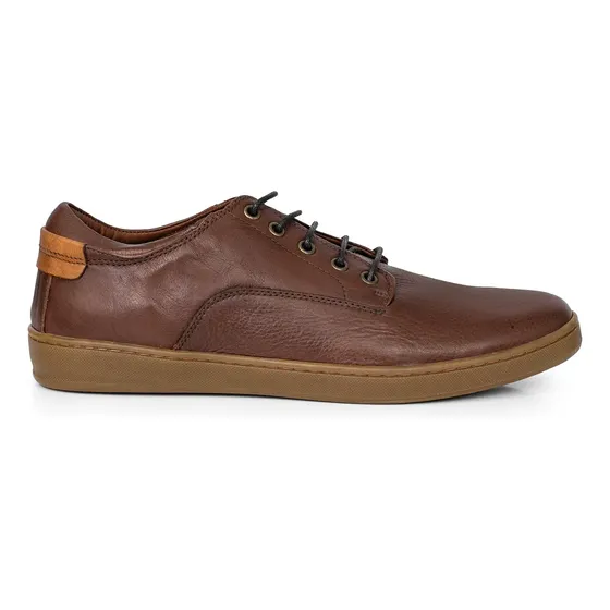 Zapato Hombre Cuero Mocasin Nautico Urbano Confort Briganti