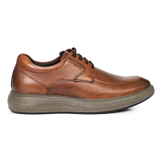 Zapato Cuero Hombre Zapatilla Casual Cordon Liso Briganti