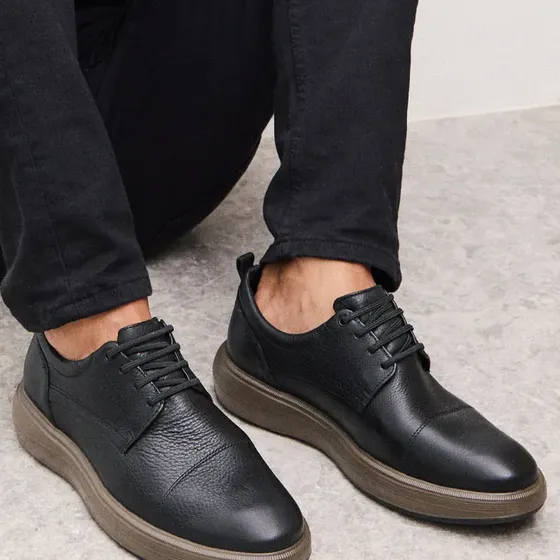 Zapato Hombre Cuero Zapatilla Botita Elastico Goma Briganti