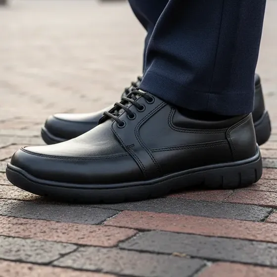 Zapatos De Hombre Cuero  Acordonados Vestir (23/857)