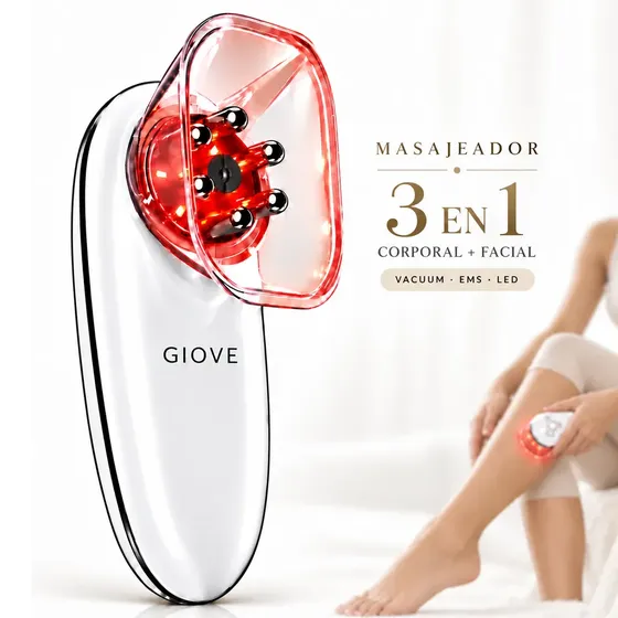 Masajeador Anticelulitis 3x1 Drenaje Linfático Calor Ventosa