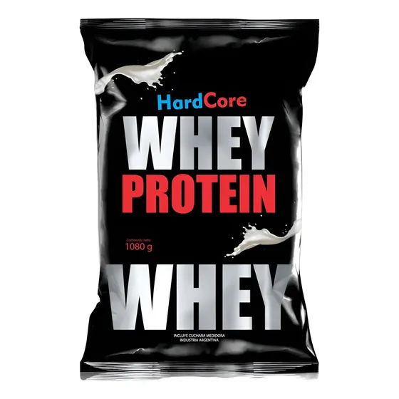 1 Kg Whey Protein Hardcore Proteína 100% Wpc Concentrada