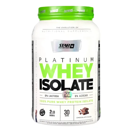 Star Nutrition Proteina Platinum Isolate 2lb - 0% Lactosa