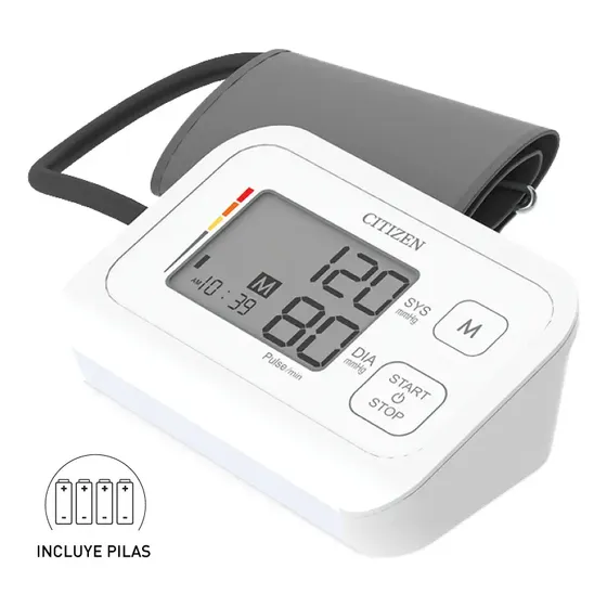 Ténsiometro Automático Brazo Citizen Manga Chu304 Silfab Blanco