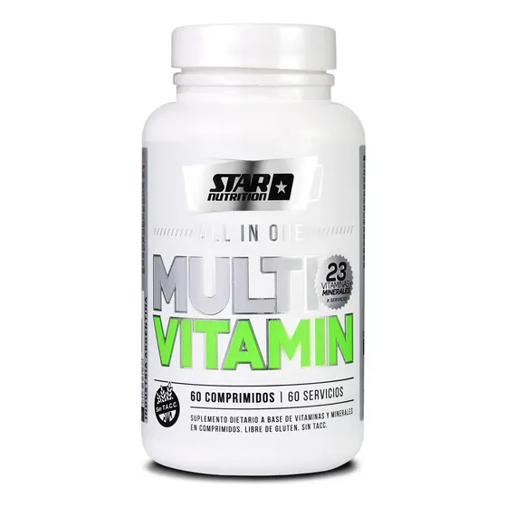 Multivitamin All In One X60 Caps - Star Nutrition Sabor Sin sabor