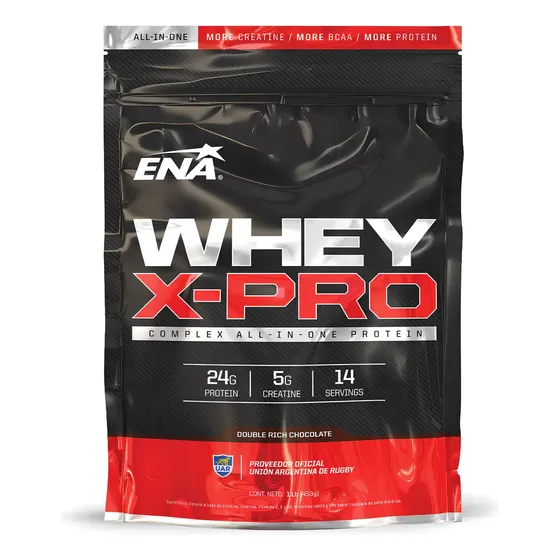 Proteina Whey X Pro (1 Lb) Ena - Proteína Suero De Leche + Creatina Sabor Chocolate