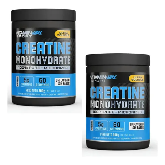 Creatina Monohidrato Micronizada X 2 Unidades Vitaminway