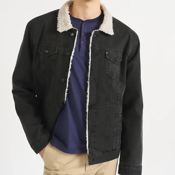 Campera Black Denim Cordero