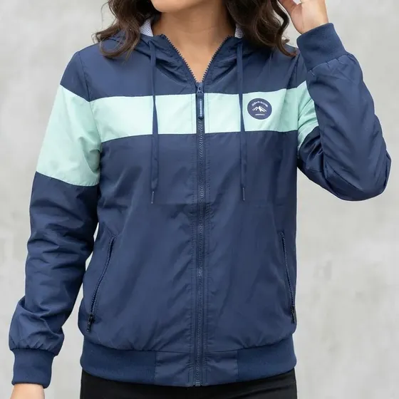 Rompevientos Mujer Running Impermeable Con Vivos C.art. 448