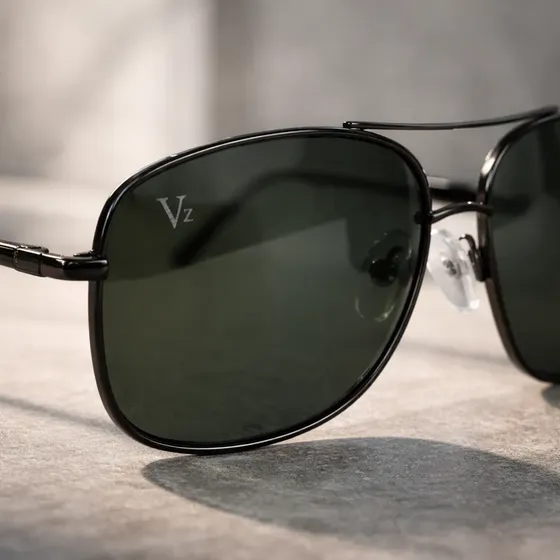 Lentes De Sol Vaghoz Aviador Polarizados Uv400 Unisex