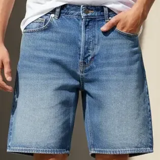 Bermuda Jean Stone Anadalus Hombre Oversized