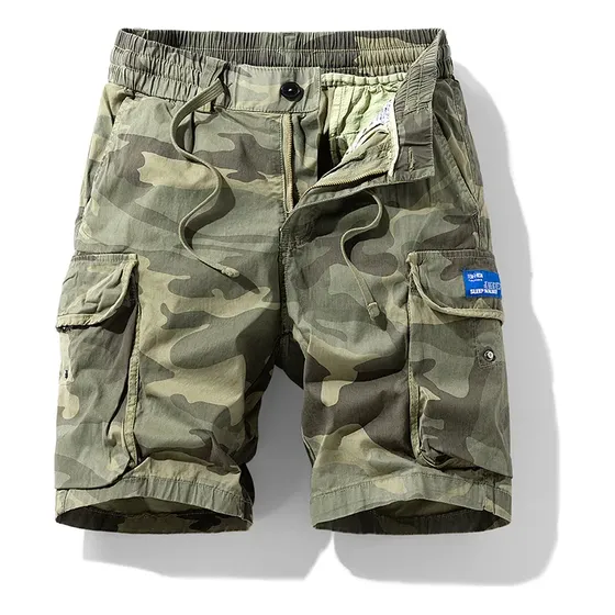 Bermuda Cargo Camuflada Hombre Verano