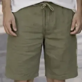 Pack X 2 Bermudas De Lino Hombre Bermuda Customs Ba