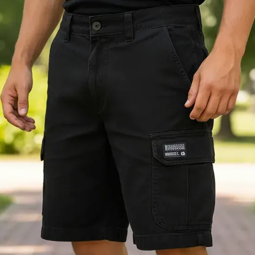 Bermuda Cargo Gabardina Importada Koabit Hombre Bolsillos
