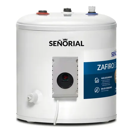 Termotanque Eléctrico Señorial TESZ-40l Zafiro Color Blanco 40 Litros