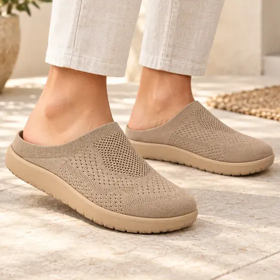 Zapatos Mule Tejidos Sin Talón Unisex