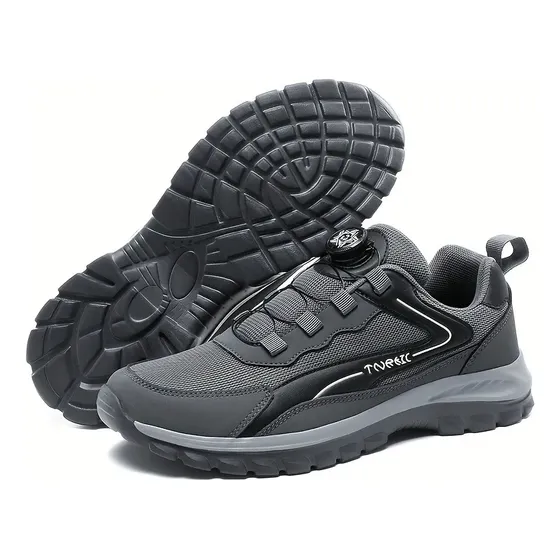 Zapatillas Outdoor Para Hombre Con Sistema De Ajuste Rápido Y Suela Antideslizante