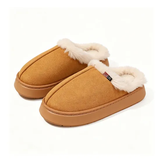 Pantuflas Peludas Antideslizantes Invierno Hogar