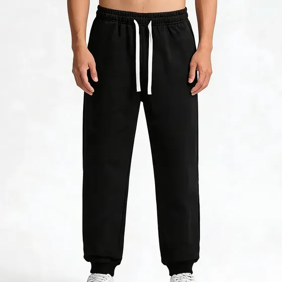 Pantalon Jogging Hombre, Pantalones Jogger Ancho Elastizado