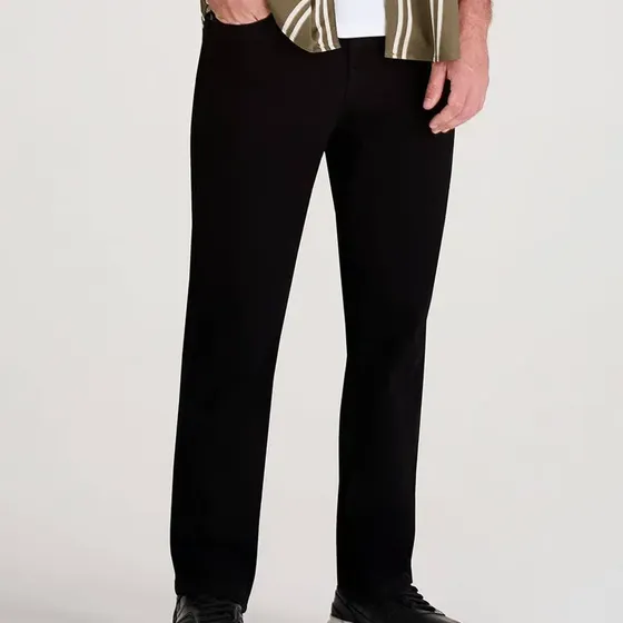 Jean Macowens Liso Negro Hombre 9064002