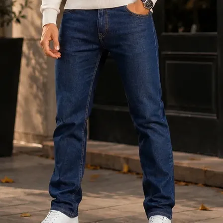 Pantalon Jean Recto Clasico Hombre Linea Premium Oferta