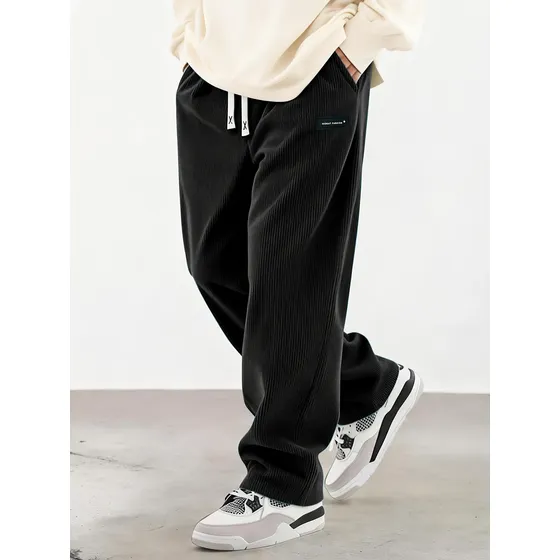 Pantalones De Pana De Talla Grande Para Hombre