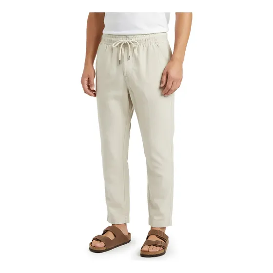 Pantalon Hombre Lino Clasico Casual Jogger Liso Briganti
