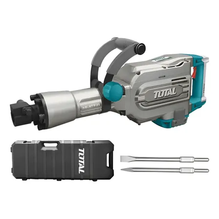 Martillo Demoledor 45 Joules 1700w 16kg Hexagonal + Maletin Turquesa
