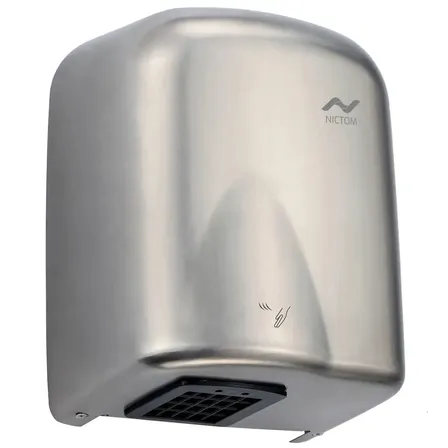 Secador De Mano Automatico Nictom Sdm01 Sensor Y Corte Automático 1500w Plateado