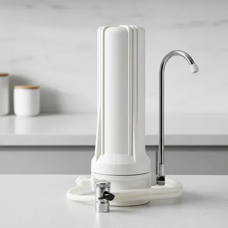 Purificador Agua Sobre Mesada Filtro Canilla Reduce Cloro