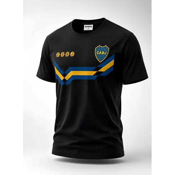 Remera De Boca Generica Algodón De Hombre Todos Los Talles