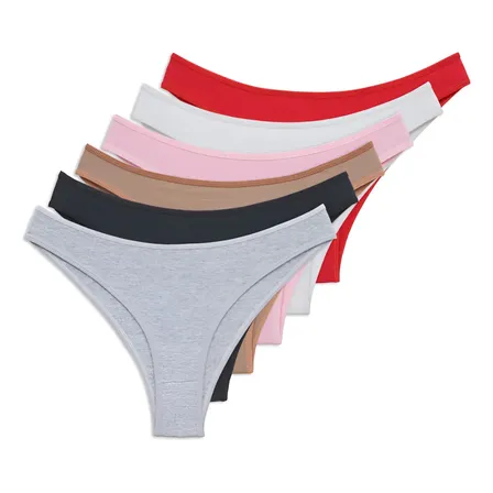 Pack X 6 Bombachas Vedetina Algodón Y Lycra Cf Art. 6180