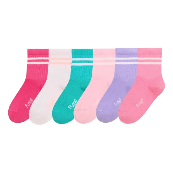 Pack X 6 Pares De Medias Nena/varon 1/3 Caña Floyd Art. 67
