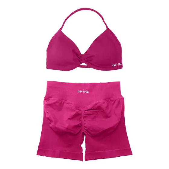Njy Jy Conjunto De Yoga Dfyne For Mujer Top Y Shorts De