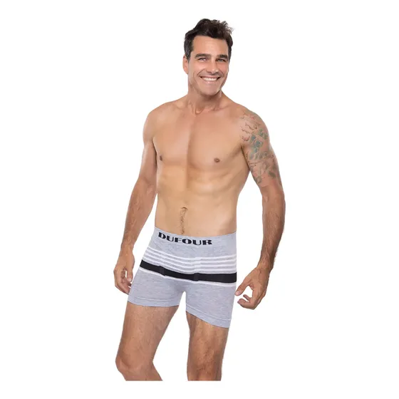 Pack X 3 Boxer Sin Costura Rayado Dufour Art. 11812