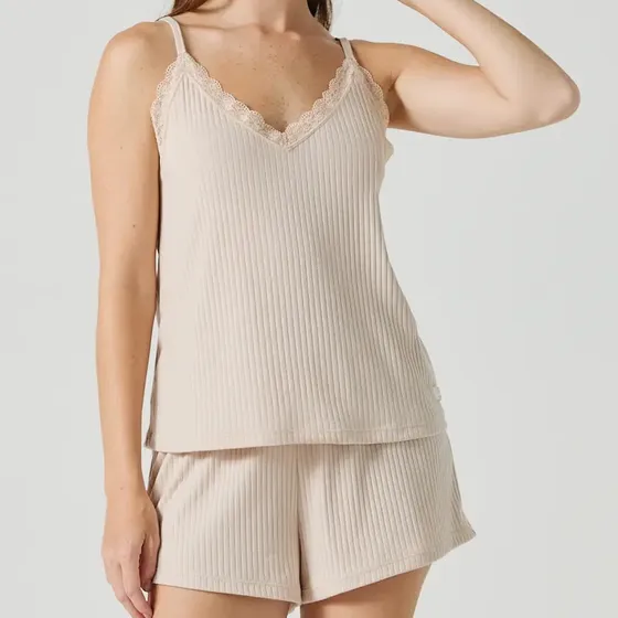 Conjunto Pijama Musculosa Sol Y Oro Alba Morley 70156