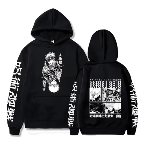 Sudadera Con Capucha Jujutsu Kaisen Anime Con Estampado De S