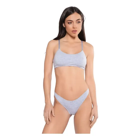Conjunto Top Bretel Fino Colaless Algodon Cocot 9001