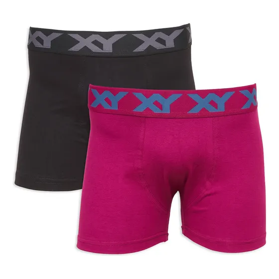 Pack X 2 Boxers Xy Lisos Surtidos