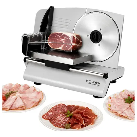 Cortadora Fiambre Ditron 200w 19cm 2 Discos Inoxidable